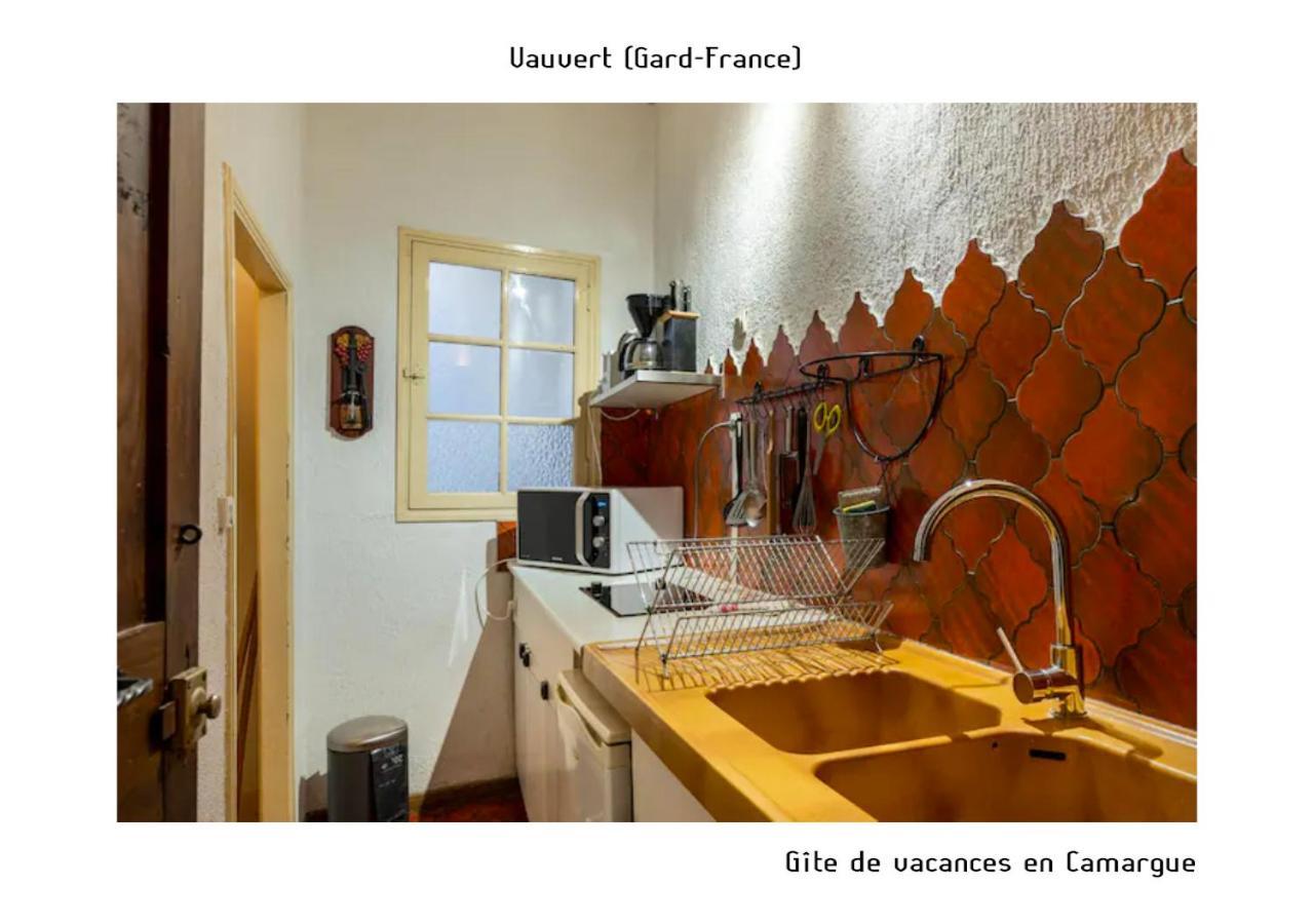 Gîte de vacances en Camargue ☆☆NN Vauvert Exterior foto